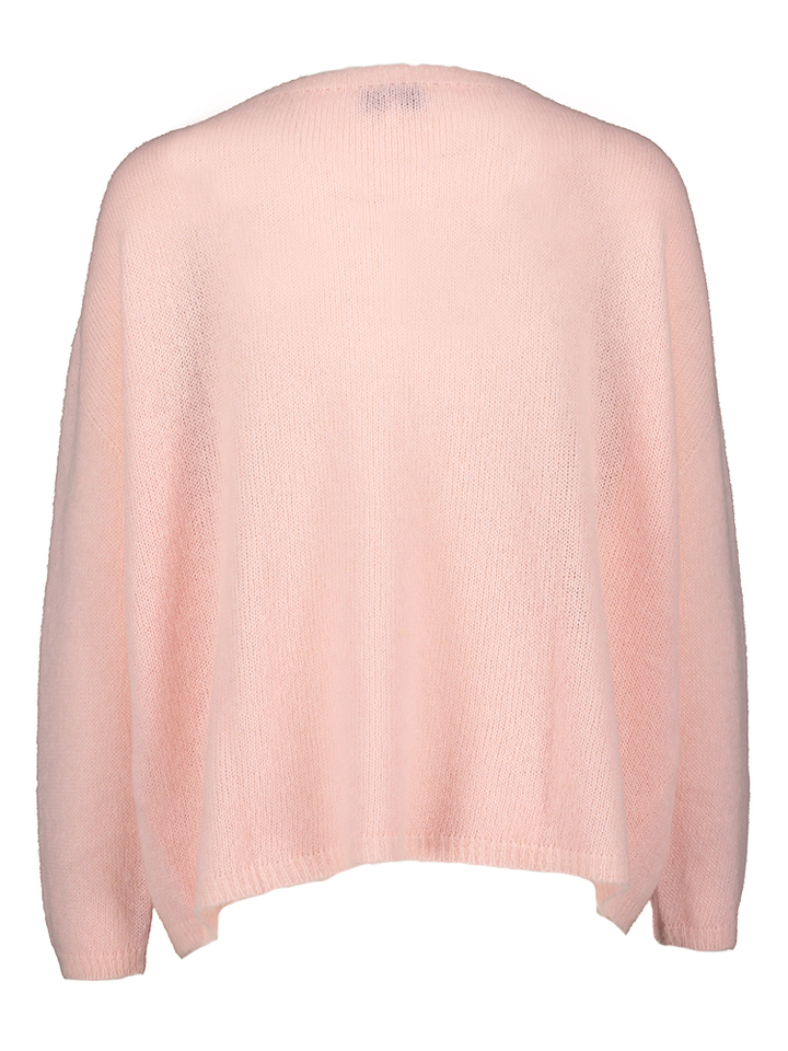 Roze trui met alpaca wol Jude Jeff