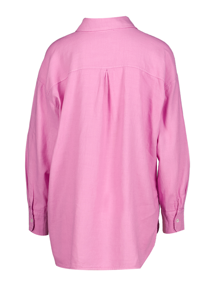 Fuchsia linnen bloes Vicky Jeff