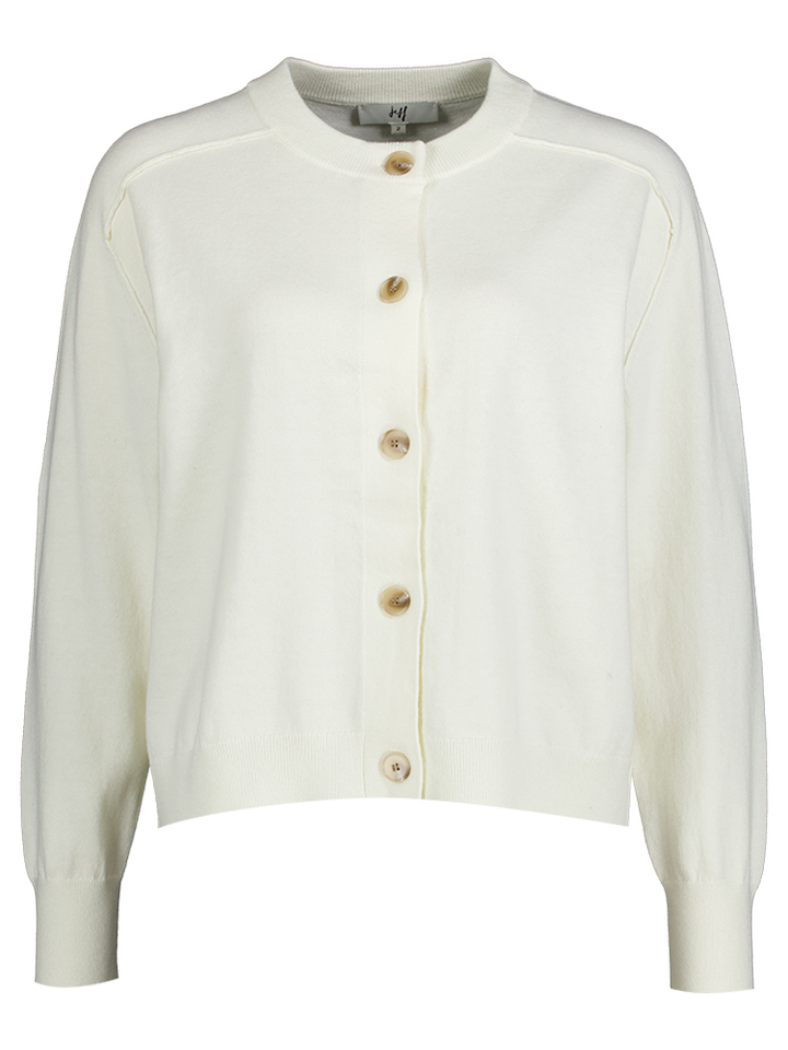 Beige cardigan met knopen Diana Jeff