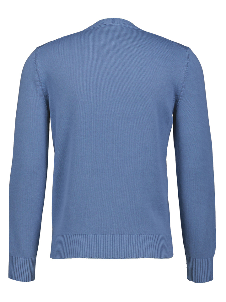 Blauwe trui met ronde hals Gran Sasso 