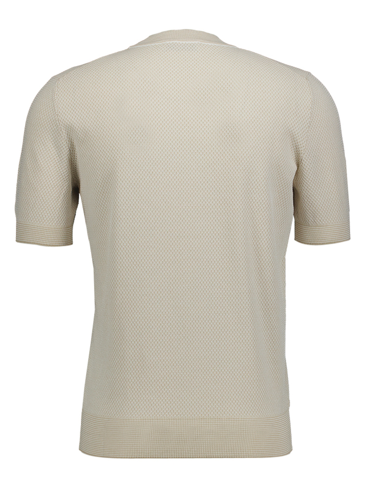 Beige trui met structuur Gran Sasso