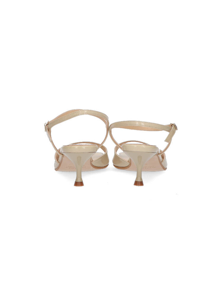 Safari vernis sandalen met hak San Francisco March 23