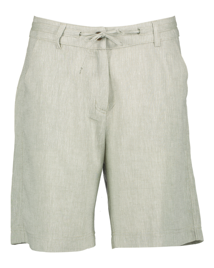 Lichtgroene linnen short Athene D'alexine