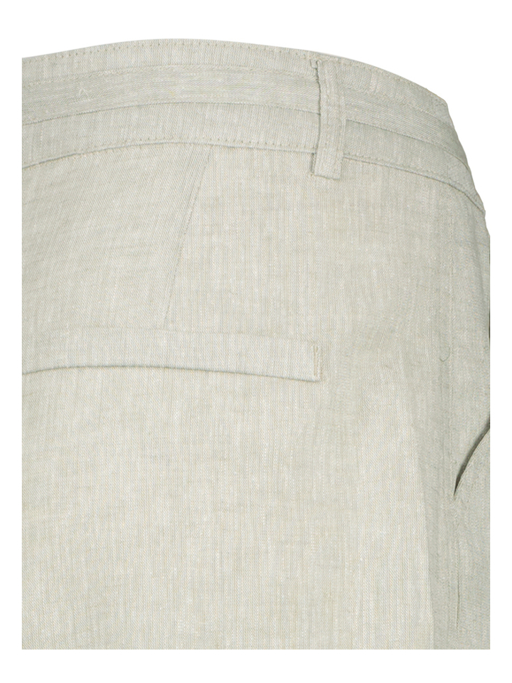 Lichtgroene linnen short Athene D'alexine