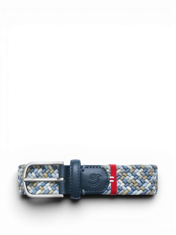 Multicolor geweven riem Wimbledon La Boucle
