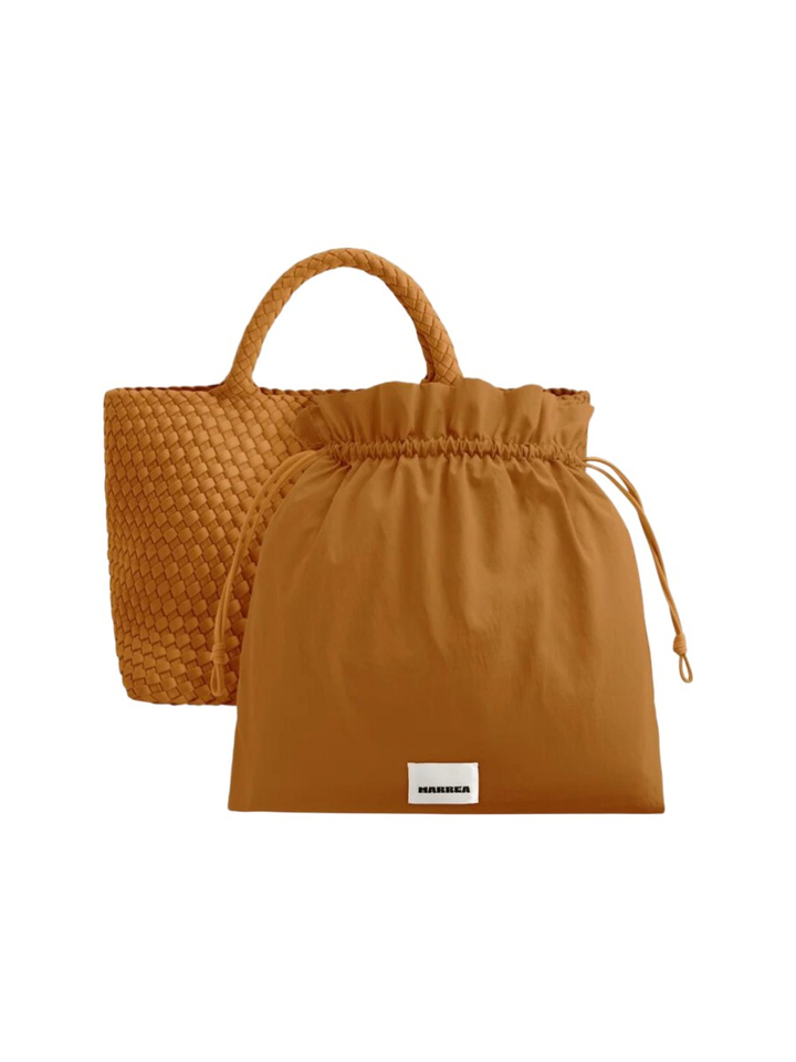 Golden orange handtas medium Marrea 