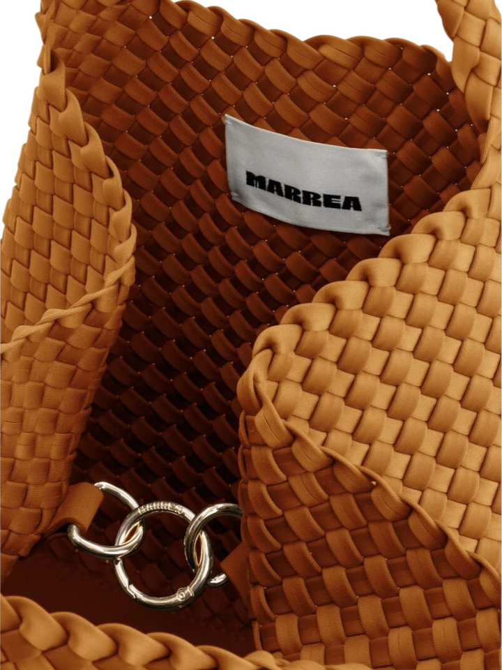 Golden orange handtas medium Marrea 