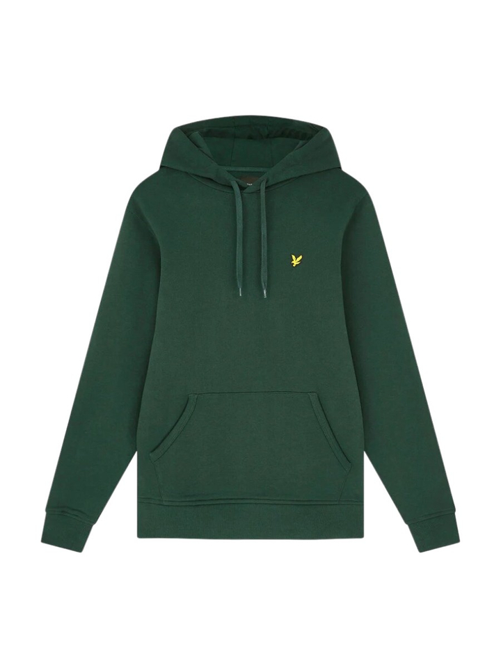 Donkrgroene sweater met kap Lyle&Scott