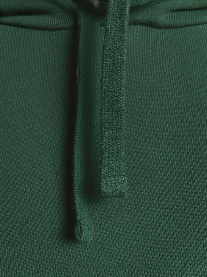 Donkrgroene sweater met kap Lyle&Scott