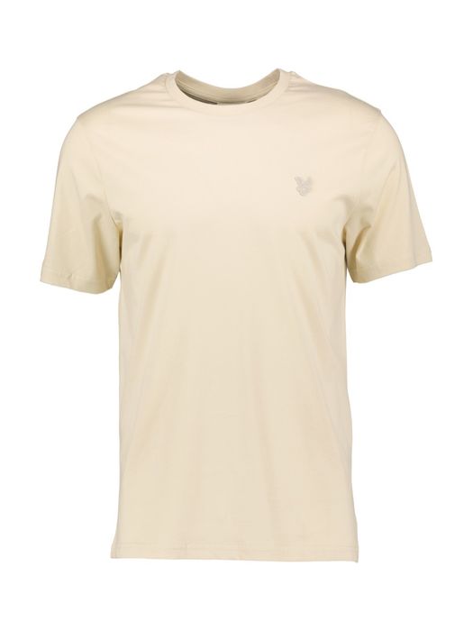 Crèmekleurige katoenen T-shirt Lyle&Scott