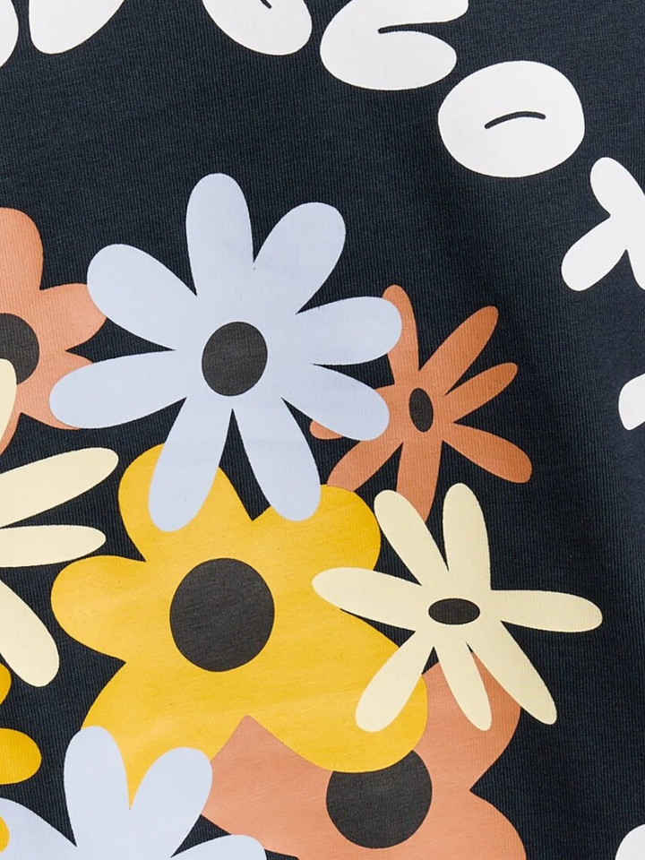 Donkerblauwe T-shirt met opdruk Lyle&Scott 