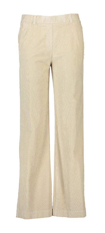 Beige slim fit broek in corduroy Raphaela By Brax