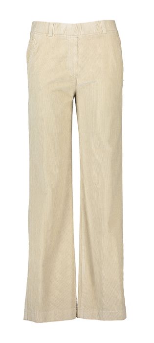 Beige slim fit broek in corduroy Raphaela By Brax