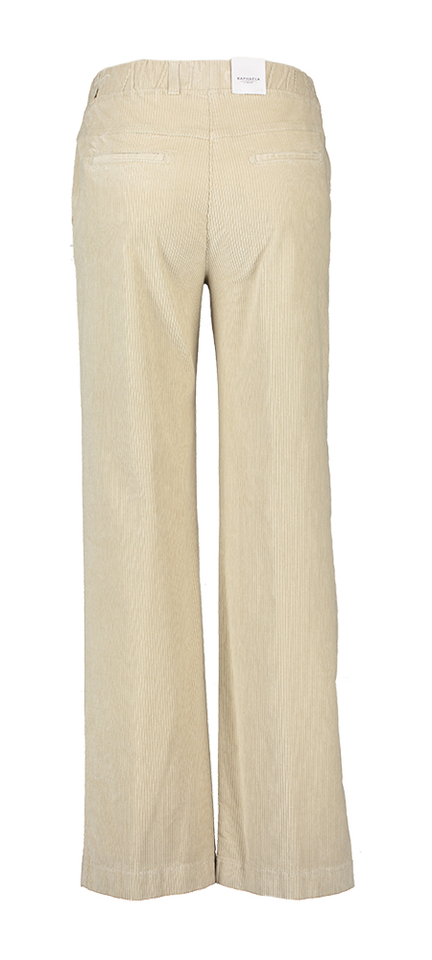 Beige slim fit broek in corduroy Raphaela By Brax