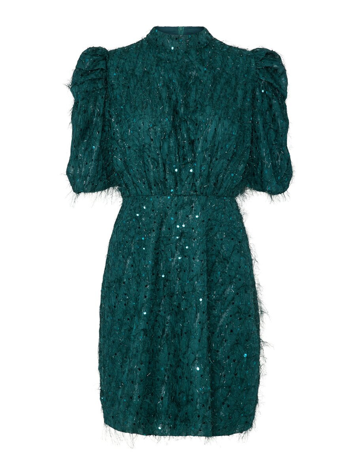 Groene jurk met pailletten Yasilza Y.A.S