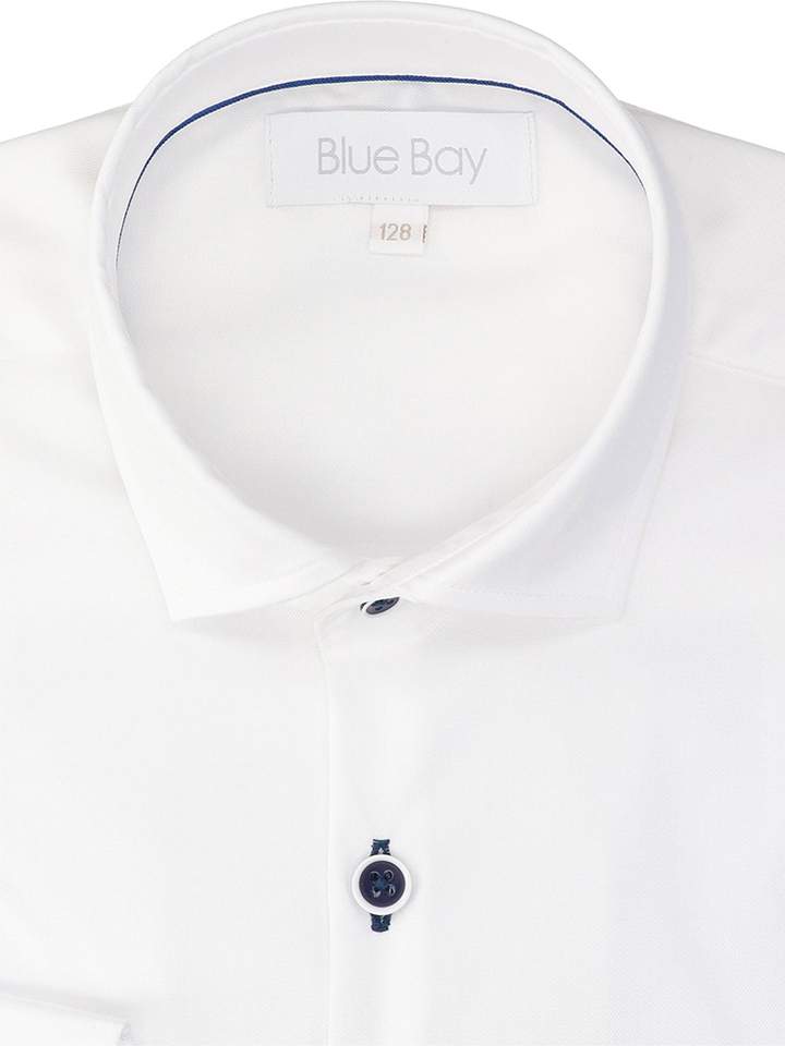 Wit katoenen hemd Kasper Blue Bay