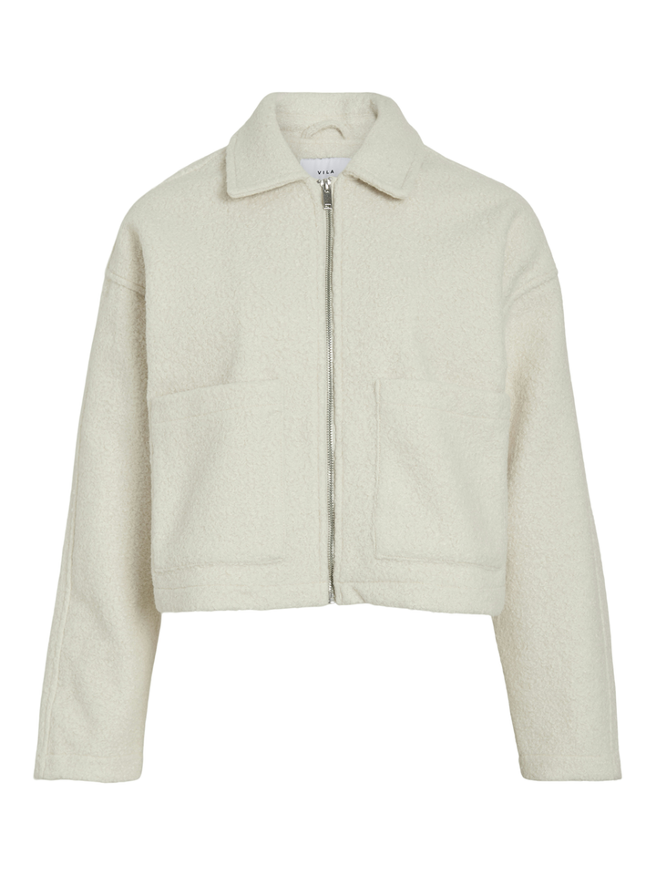 Creme kleurige korte vest Vila