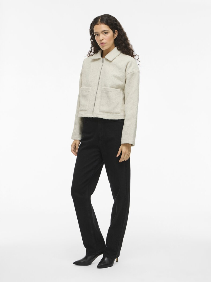 Creme kleurige korte vest Vila