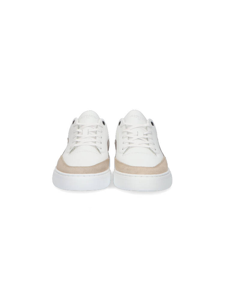 White/pumice stone vintage lage sneakers Cycleur De Luxe