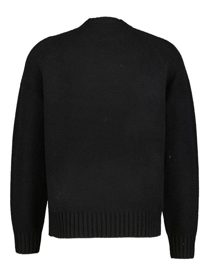 Zwarte trui met ronde hals Hugo Boss