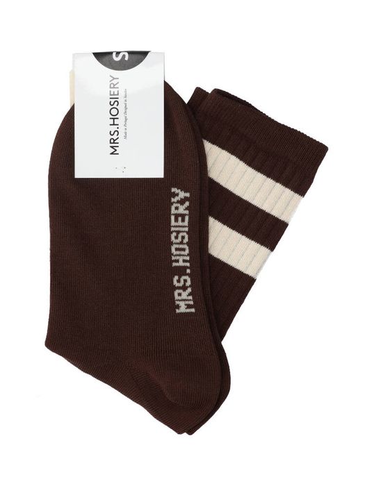 Bruine sokken Mrs Hosiery