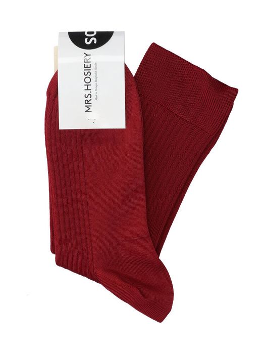 Brown rust sokken Mrs Hosiery