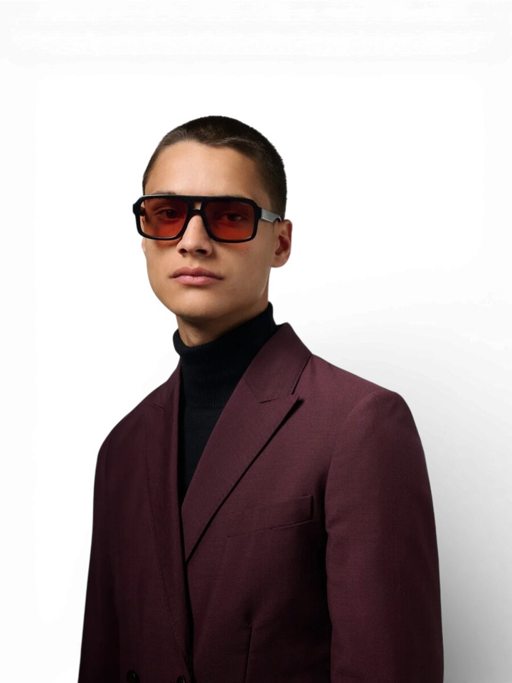 Black sunset zonnebril Falcon Komono 