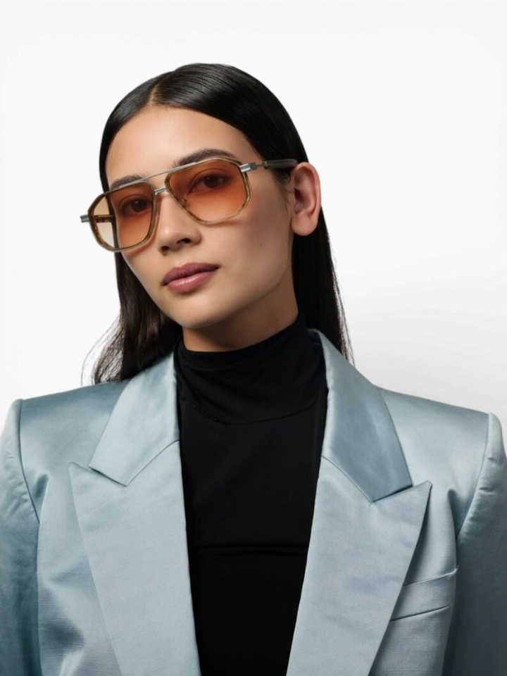 Silver golden nectar zonnebril Ronny Komono 