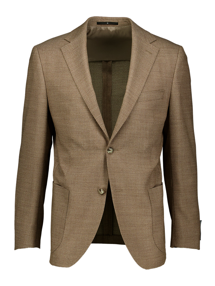 Bruine blazer met structuur Sendrik Dressler