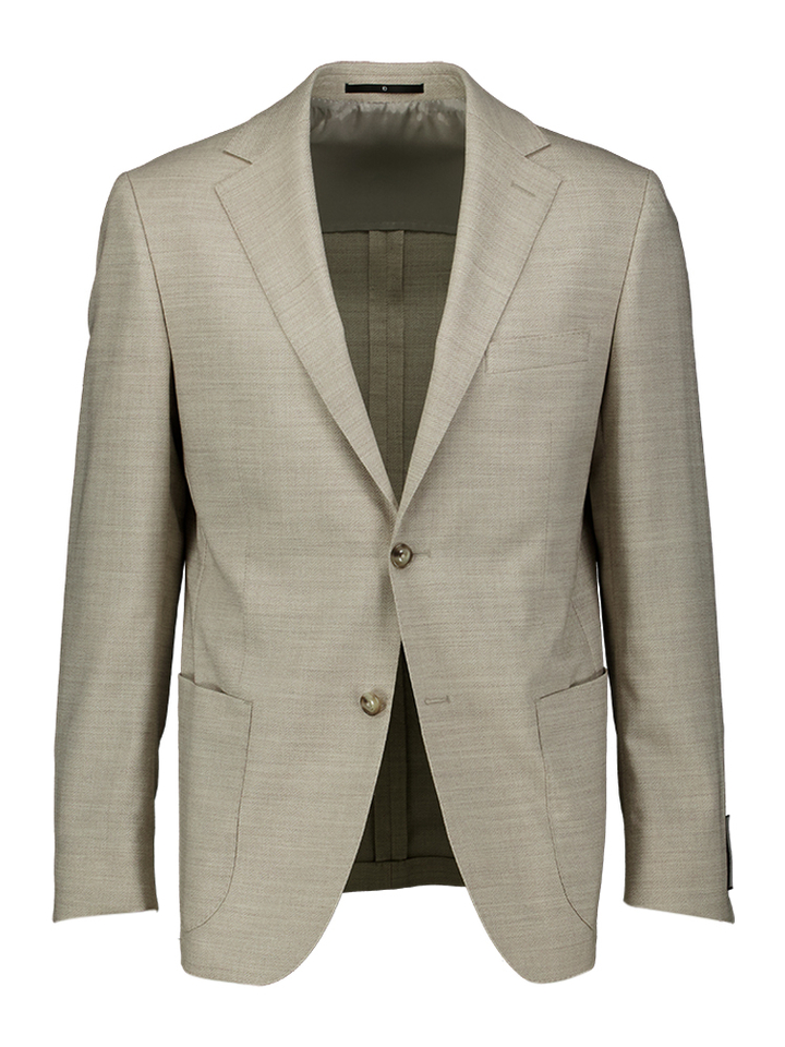 Beige blazer met structuur Sendrik Dressler