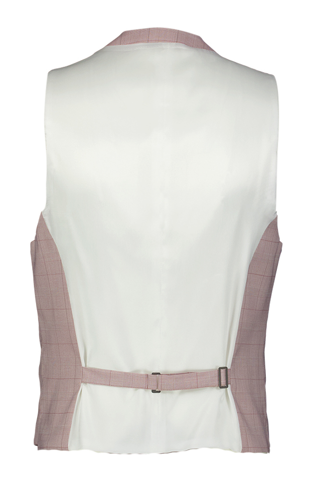 Roze geruite ondervest Laurent Digel