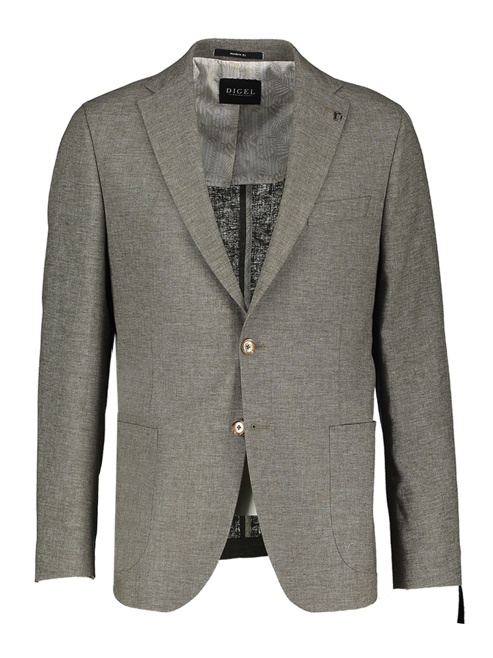 Groene linnen blazer Edward Digel