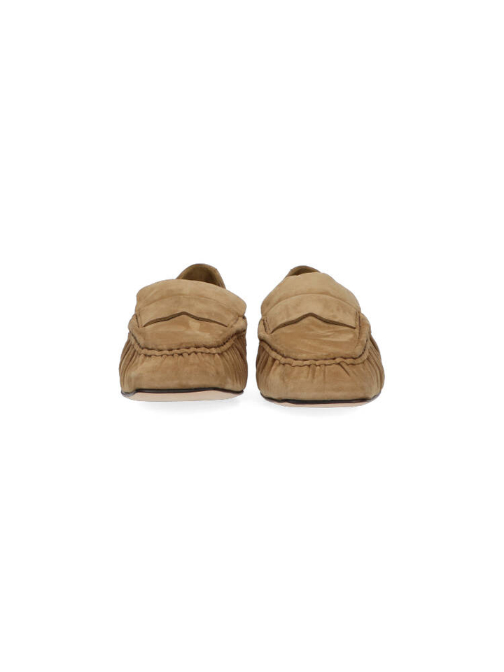 Taupe kleurige loafer in suede Charlise J VAM 
