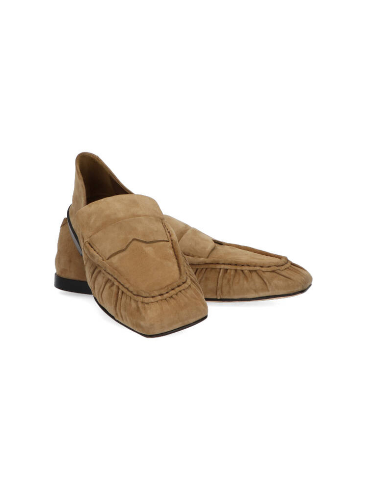 Taupe kleurige loafer in suede Charlise J VAM 