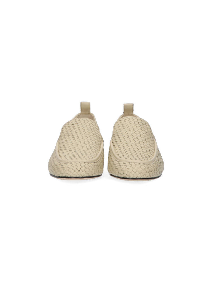 Ecru geweven loafer Pont J Vam