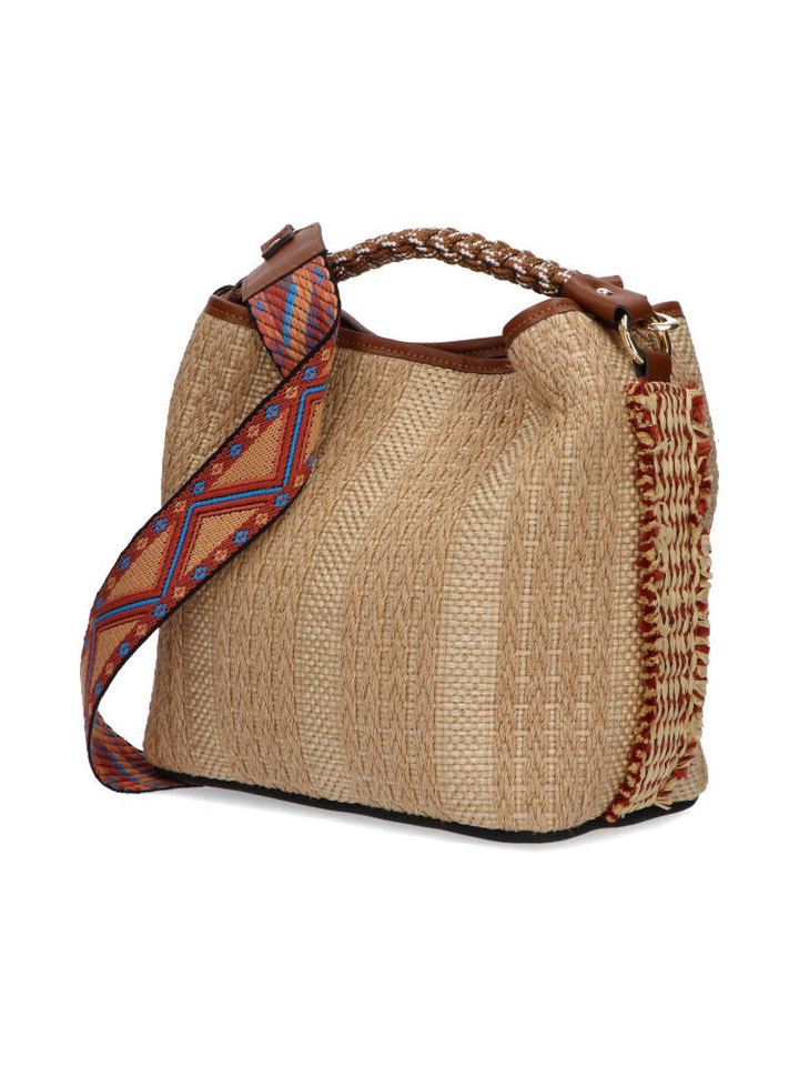 Beige handtas Coral Posh Via Mailbag 