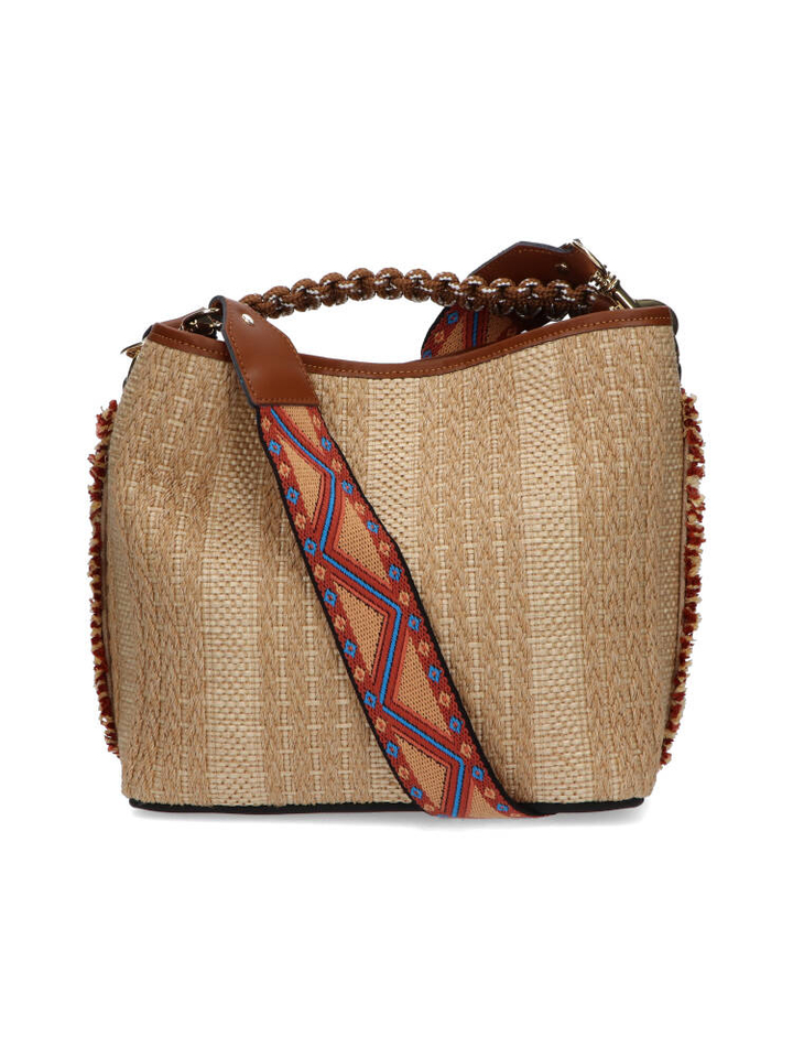 Beige handtas Coral Posh Via Mailbag 