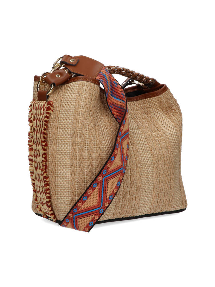 Beige handtas Coral Posh Via Mailbag 