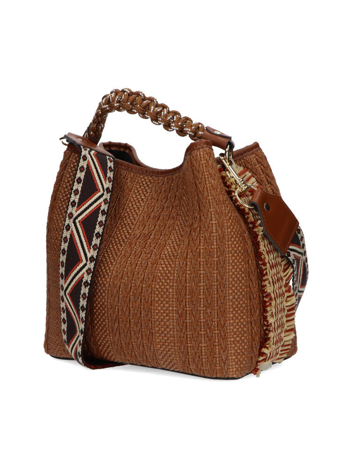 Beige handtas Coral Posh Via Mailbag 