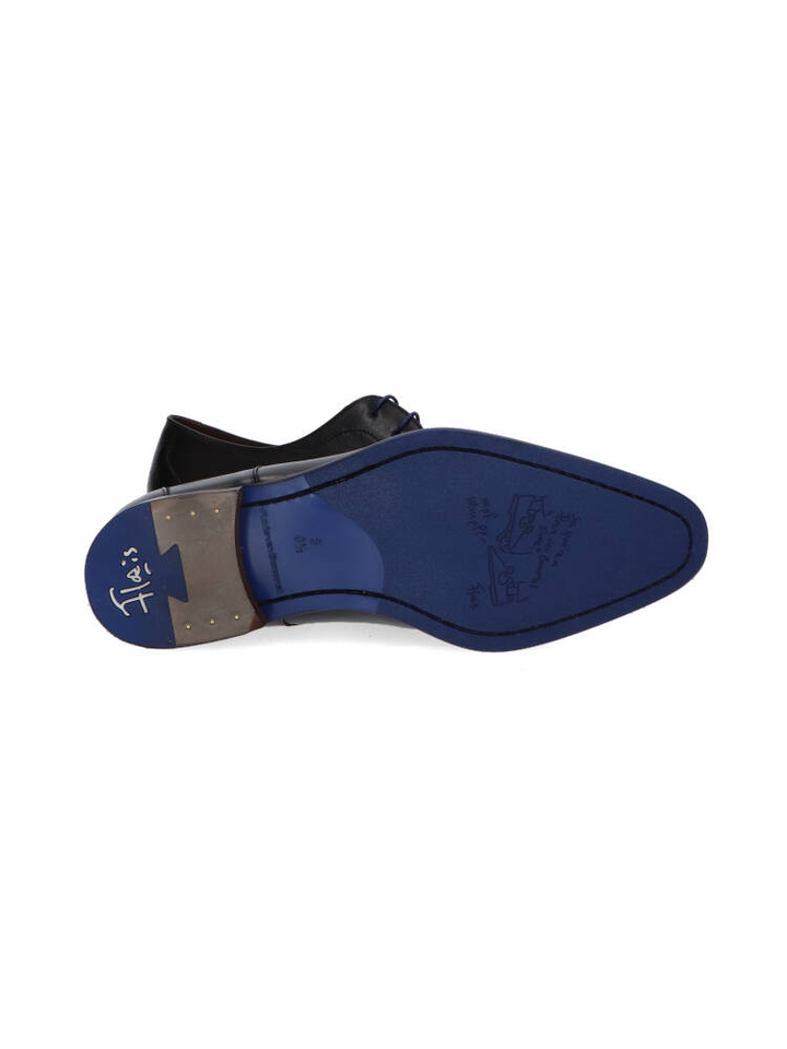 Donkerblauwe geklede schoenen De Netter Floris Van Bommel 