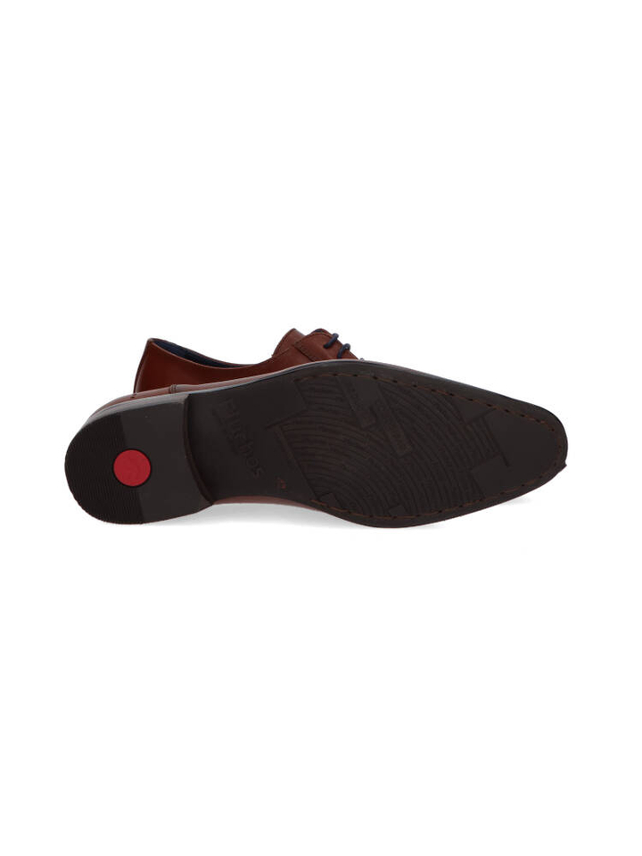 Bruine geklede veterschoenen Fluchos