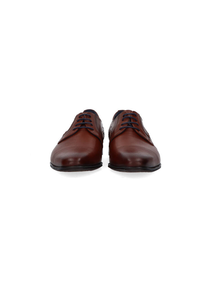 Bruine geklede veterschoenen Fluchos
