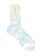 Geribbelde zilvekleurige metallic dameskousen One Ribbed Laminated Maria La Rosa