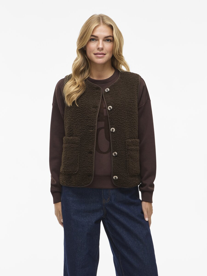 Coffee bean Viada teddy bodywarmer Vila 