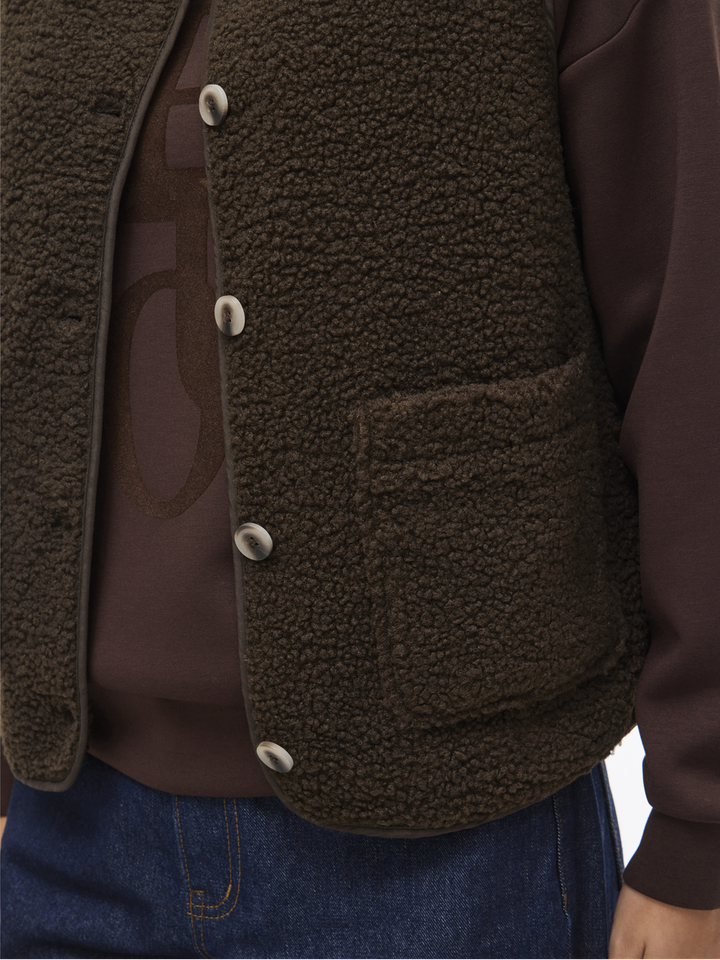 Coffee bean Viada teddy bodywarmer Vila 