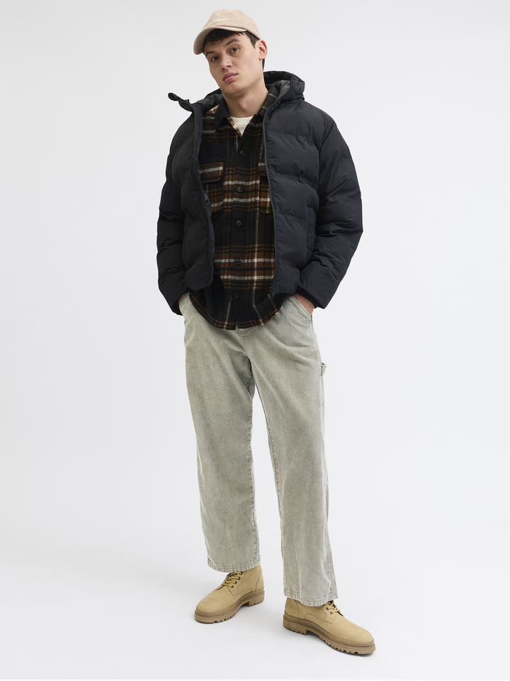 Bruine cargo broek in fibfluweel Jack&Jones 