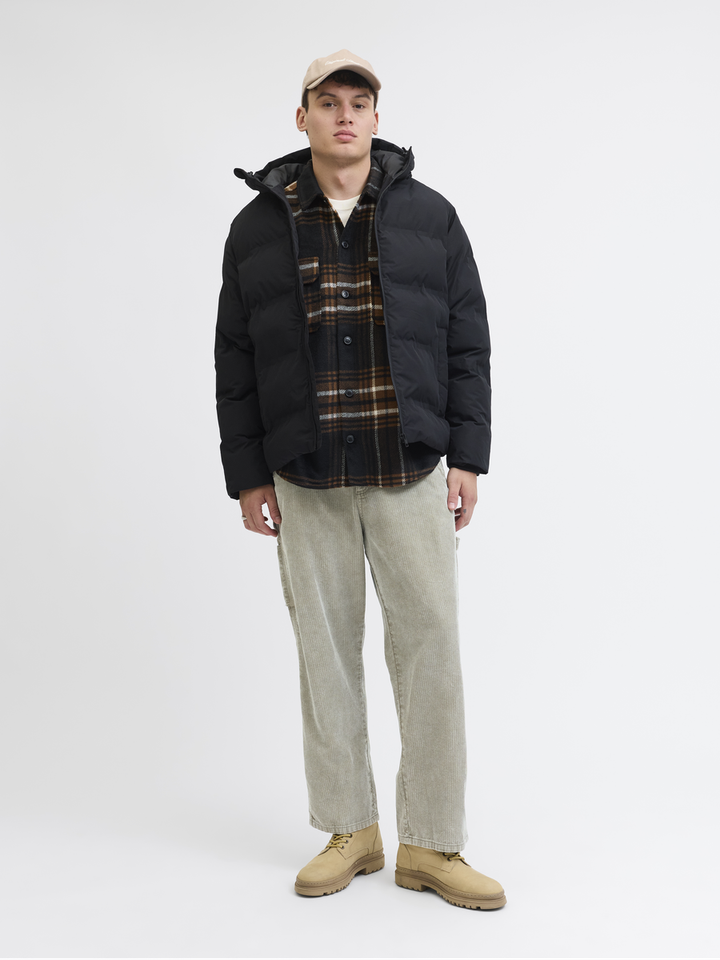 Bruine cargo broek in fibfluweel Jack&Jones 