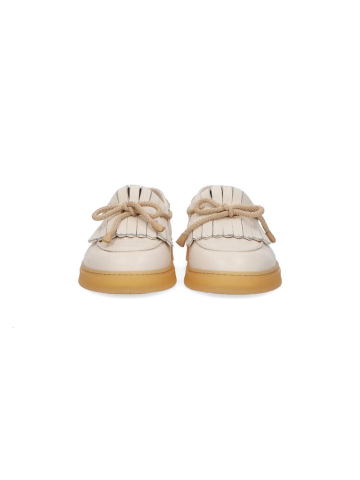 Cuero offwhite moccasins Truman's