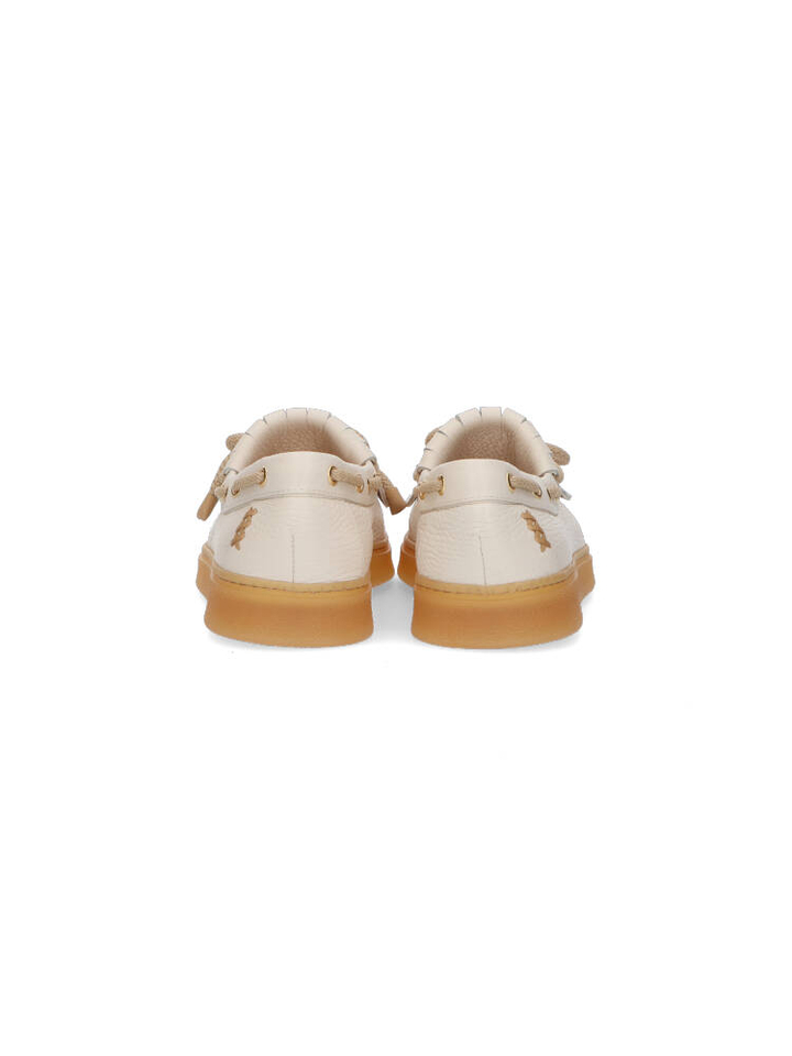 Cuero offwhite moccasins Truman's