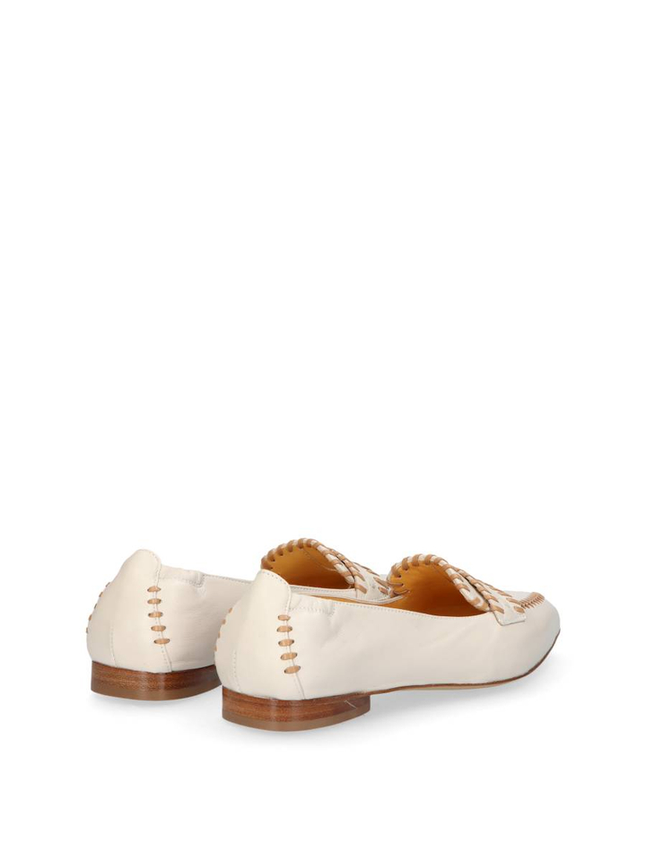 Nappa offwhite en nocciola mo